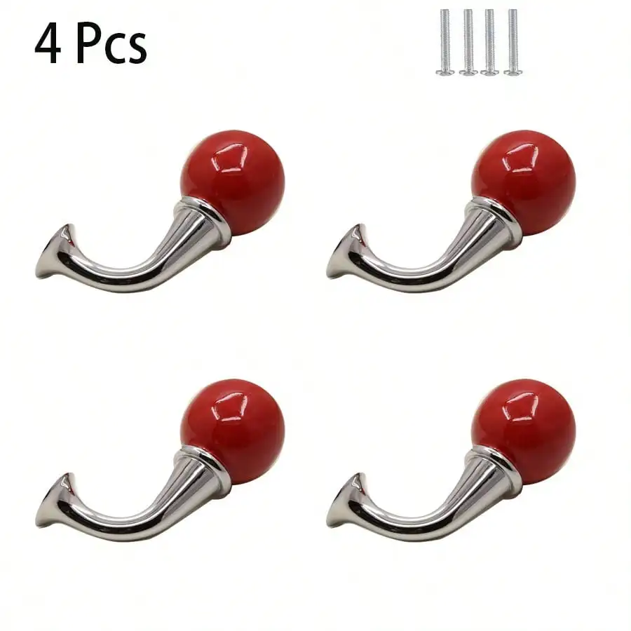 Ceramic Knobs Door Handle 4 Packs Drawer Knobs, Decorative Knobs And Pulls, Closet Door Knobs Handles.