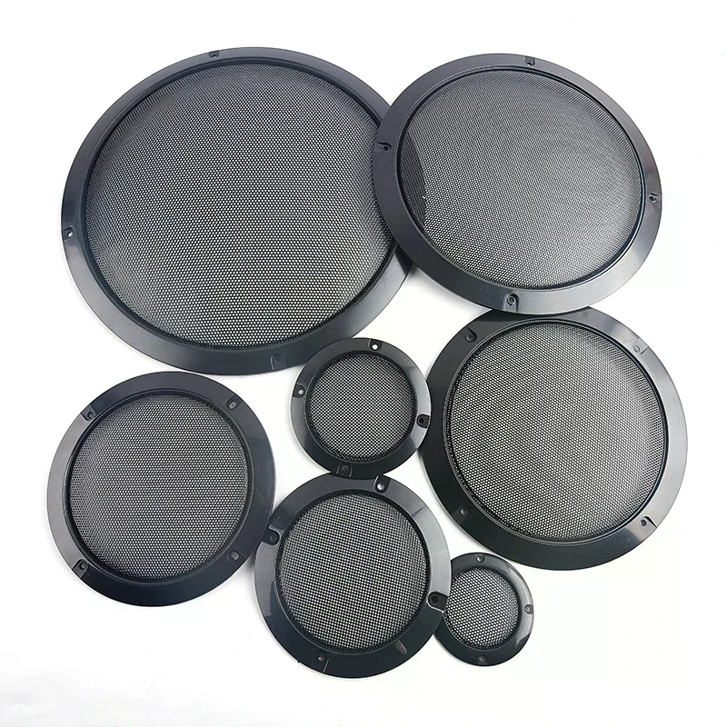 NEW SALE 2/3/4/5/6.5/8/10 Inch Black Speaker Mesh Ring Car Speaker Mounting Decorative Ring