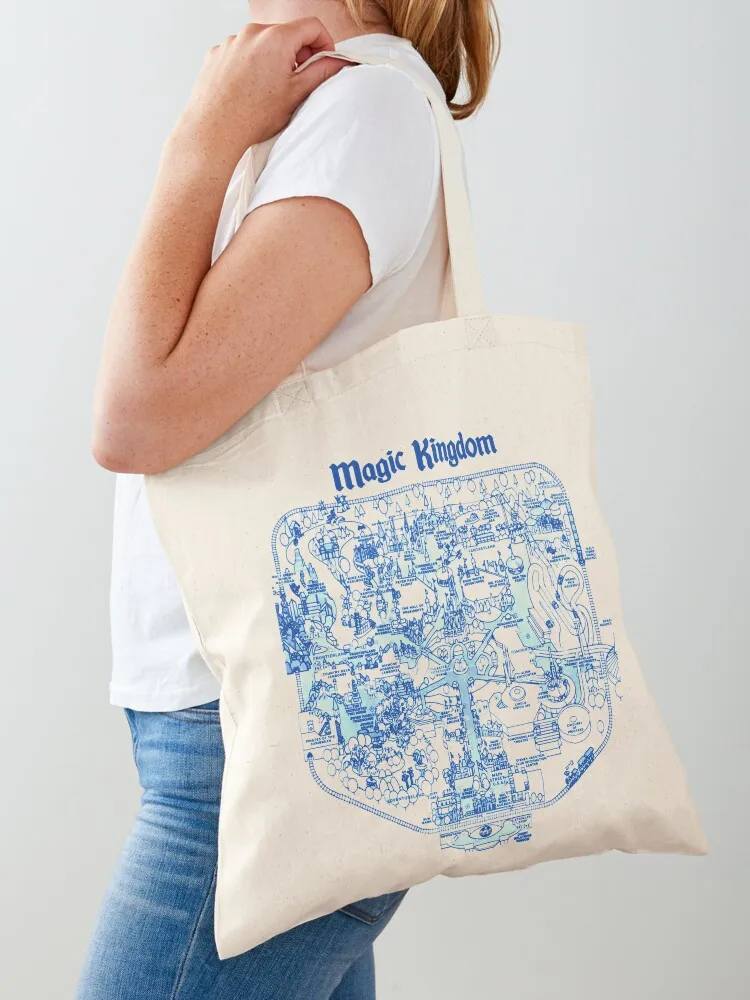 The Magic Kingdom Tote Bag Women's bags shopping cart bags shopper bag women Canvas Tote Bag