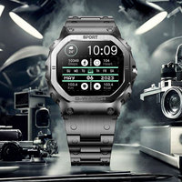 2025 New Military Smart Watch for Men 1.57 Inches Outdoor Sports Smartwatch with Bluetooth Call For iPhone Android G+SHOCK STYLE