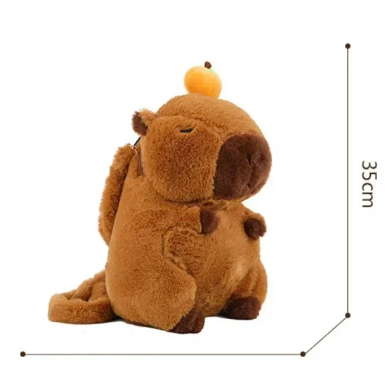 Kawaii Capybara Peluche Zaino Borsa Borsa per bambini Zaino giocattolo Mini Zaino Borse Regali di Natale per la fidanzata