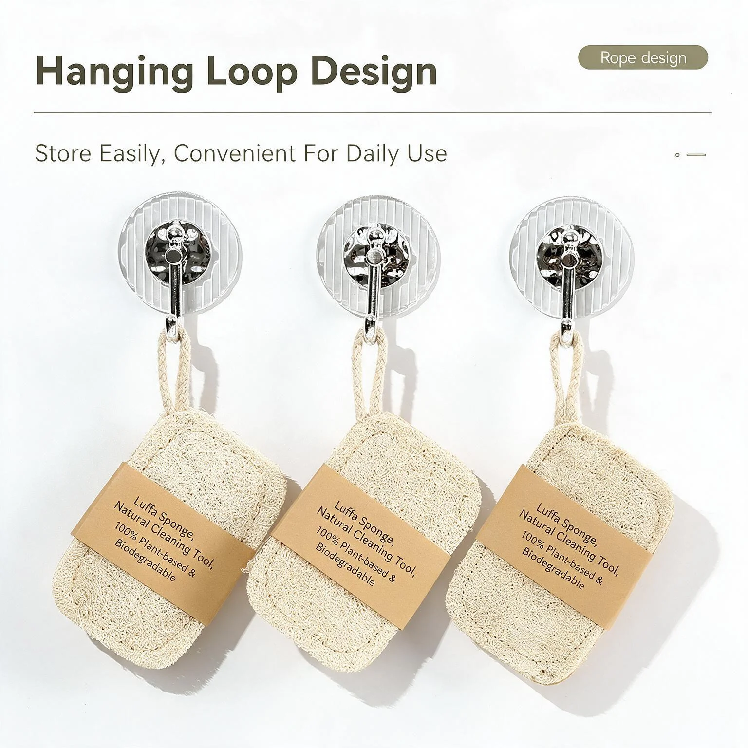 7pcs Natural Loofah Dish and Pot Scrubber Durable Grease Resistant Quick Drying Non Scratch Safe for Nonstick Cookware Kitchen Washing Dishes Pots Stove Countertop Household Cleaning Sponge for Home Cooks Eco Friendly Biodegradable Plant Fiber Cleaning