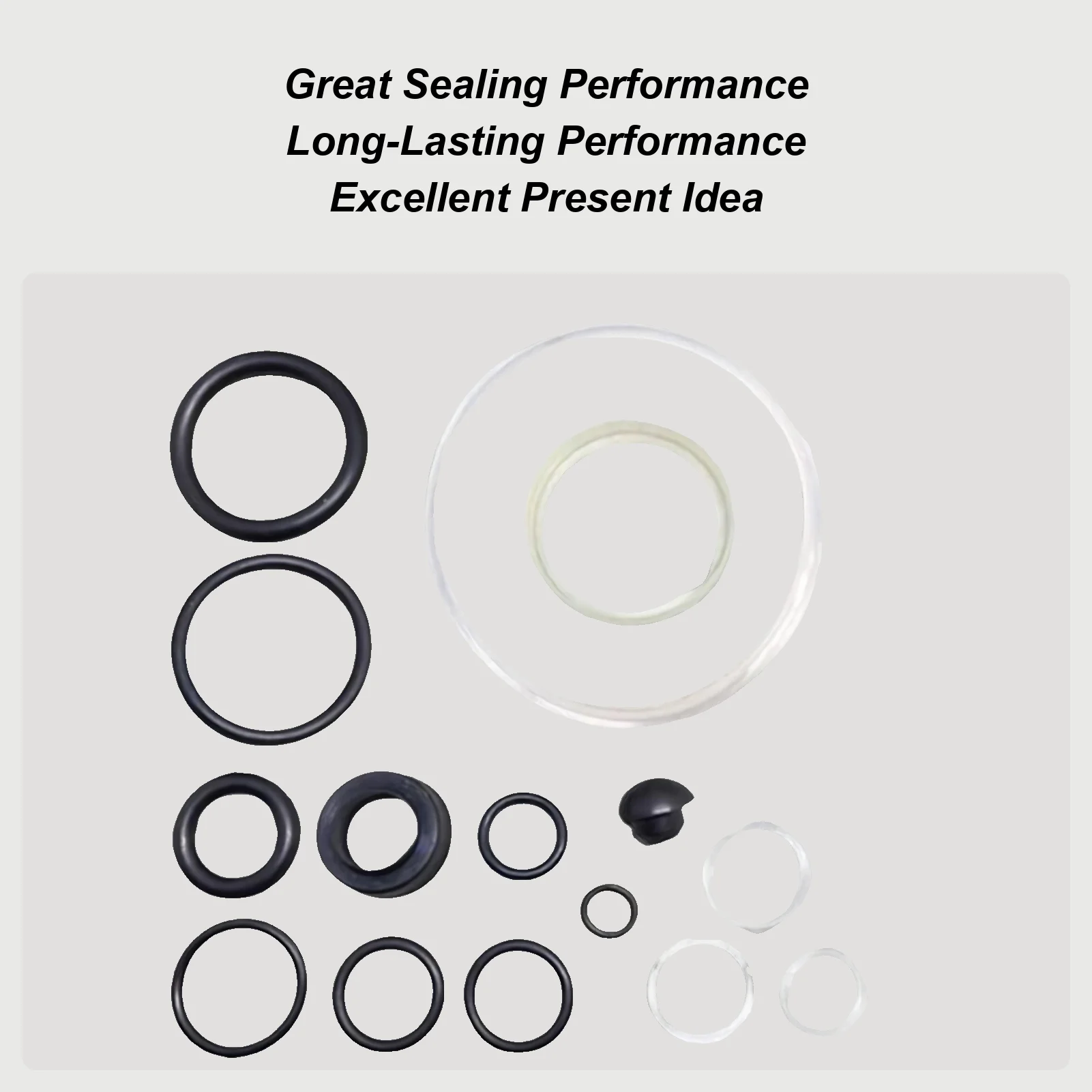 15pcs Hydraulic Jack Oil Seal Ring Kit Small O-Ring Horizontal 3-TON Repair Set Ball Link Rocker Jack Plunger Piston Oil Sealer