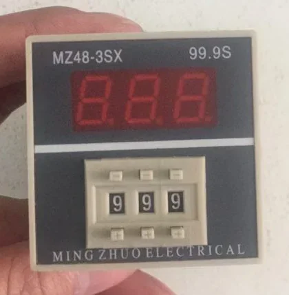 Реле времени MINGZHUO MZ48-3SX Реле времени с тяговым кодом DH48-3SX 9,99S