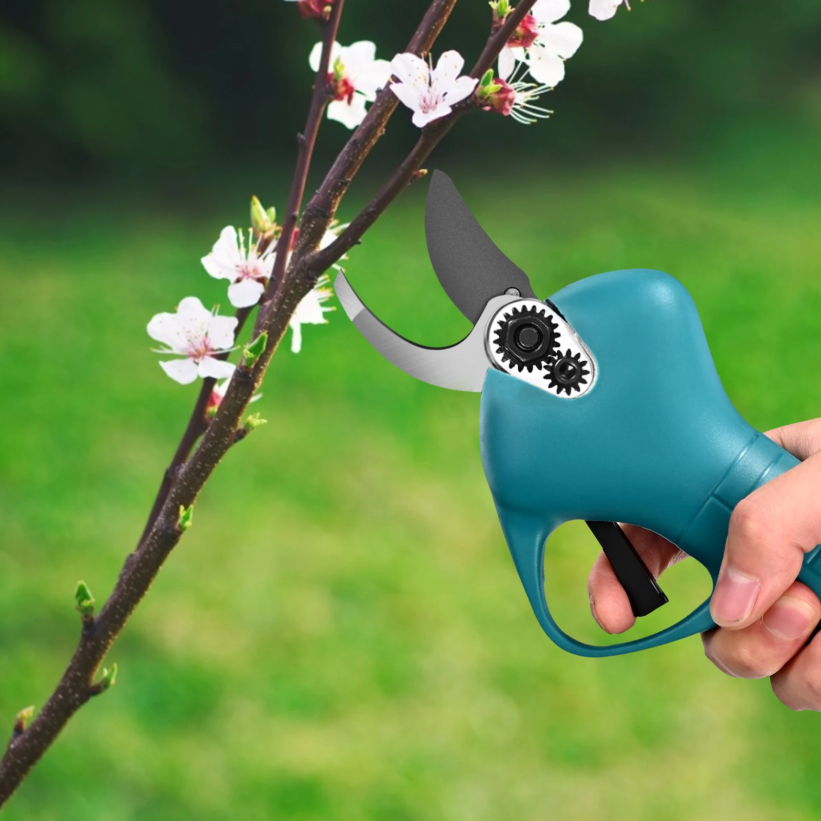 Battery pruning shears2 pieces rechargeable battery tree pruning shears with 16.8 battery fruit tree shears for gardens