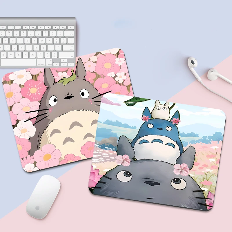 My Neighbor Totoro Pad, Gummi-Mauspad, PC-Zubehör, Laptop-Tastatur, Schreibtischunterlage, Bürobedarf, rutschfeste Mausmatte, Geschenk