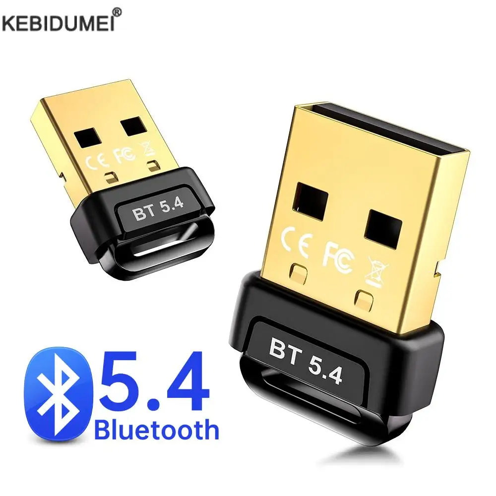 

USB Wireless Bluetooth Adapter Bluetooth 5.4 for PC Dongle Adaptador Wireless Mouse Keyborad Music Audio Receiver Transmitter