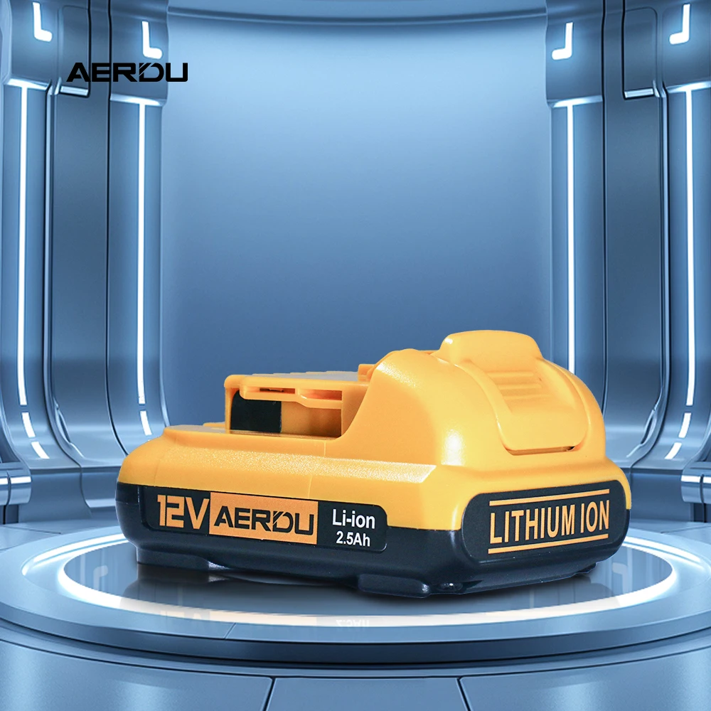 AERDU For DeWalt 12V Tools Battery  1500mAh-3000mAh 18650 New A-grade 10C battery cell with real capacity FOR DCB127 DCB124-XJ