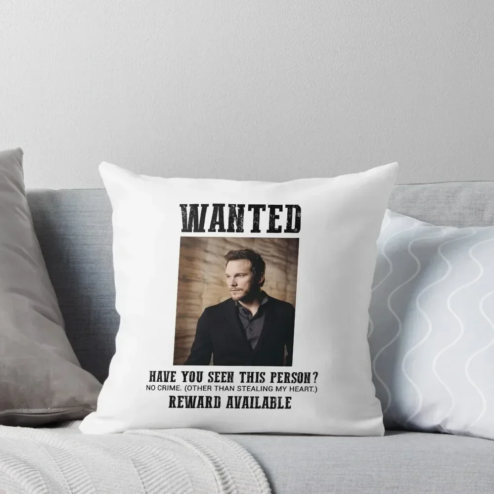 

wanted: chris pratt Throw Pillow Decorative Cushion Cover Decorative Sofa Cushions Cushion Cover Luxury pillow