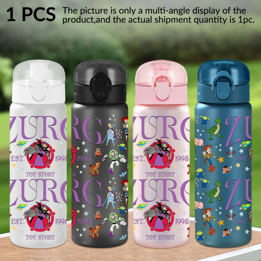 

1 шт., пластиковая бутылка для воды Disney Toy Story с узором Базза Лайтера, 26 унций, спортивная чашка для воды на открытом воздухе, подарок на день рождения/зад в школу