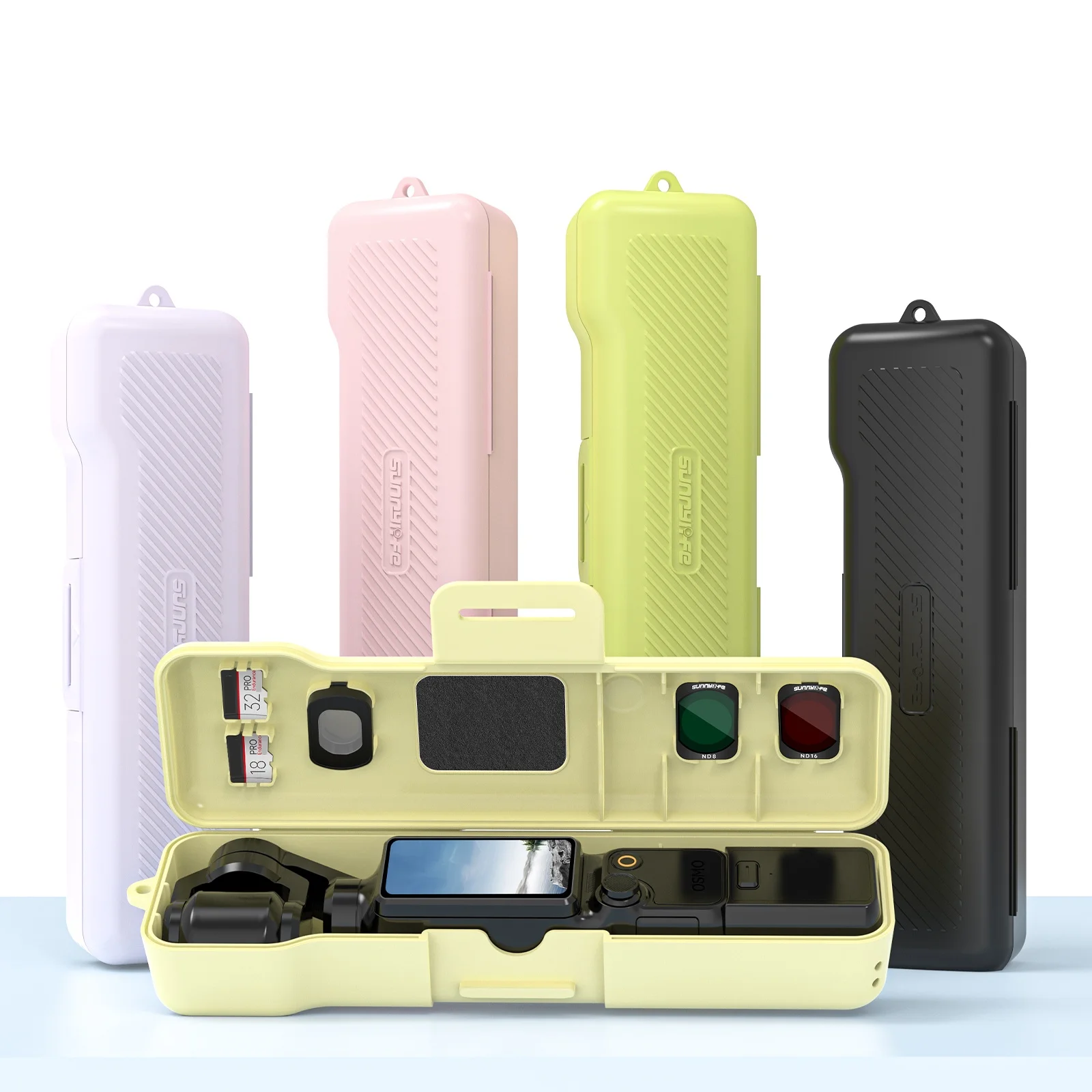 

For DJI Osmo Pocket 4/3 Storage Case Shock-Resistant Protective Case Compatible with Filters and Accessories