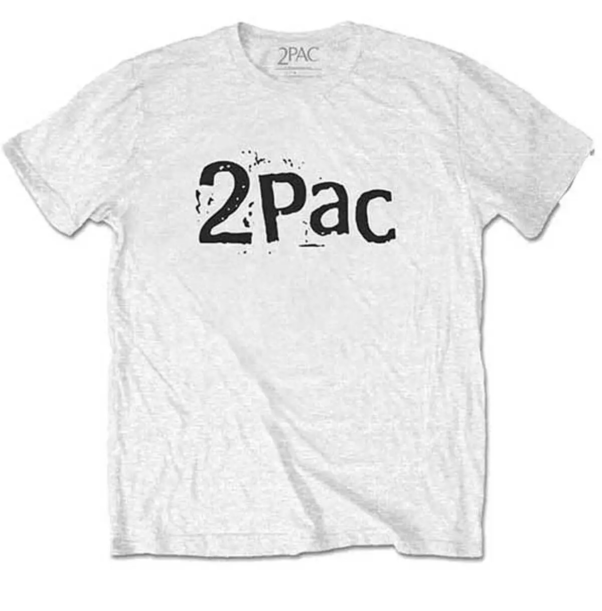 White Tupac Shakur Changes Logo Official T Shirt Mens