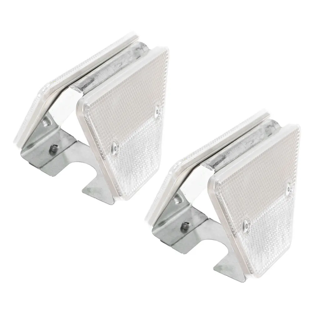 2Pcs Roadside Guardrail Reflective Marker Driveway Road Marker Replacement Heavy Duty Safety Reflector Driveway Road Guardrail