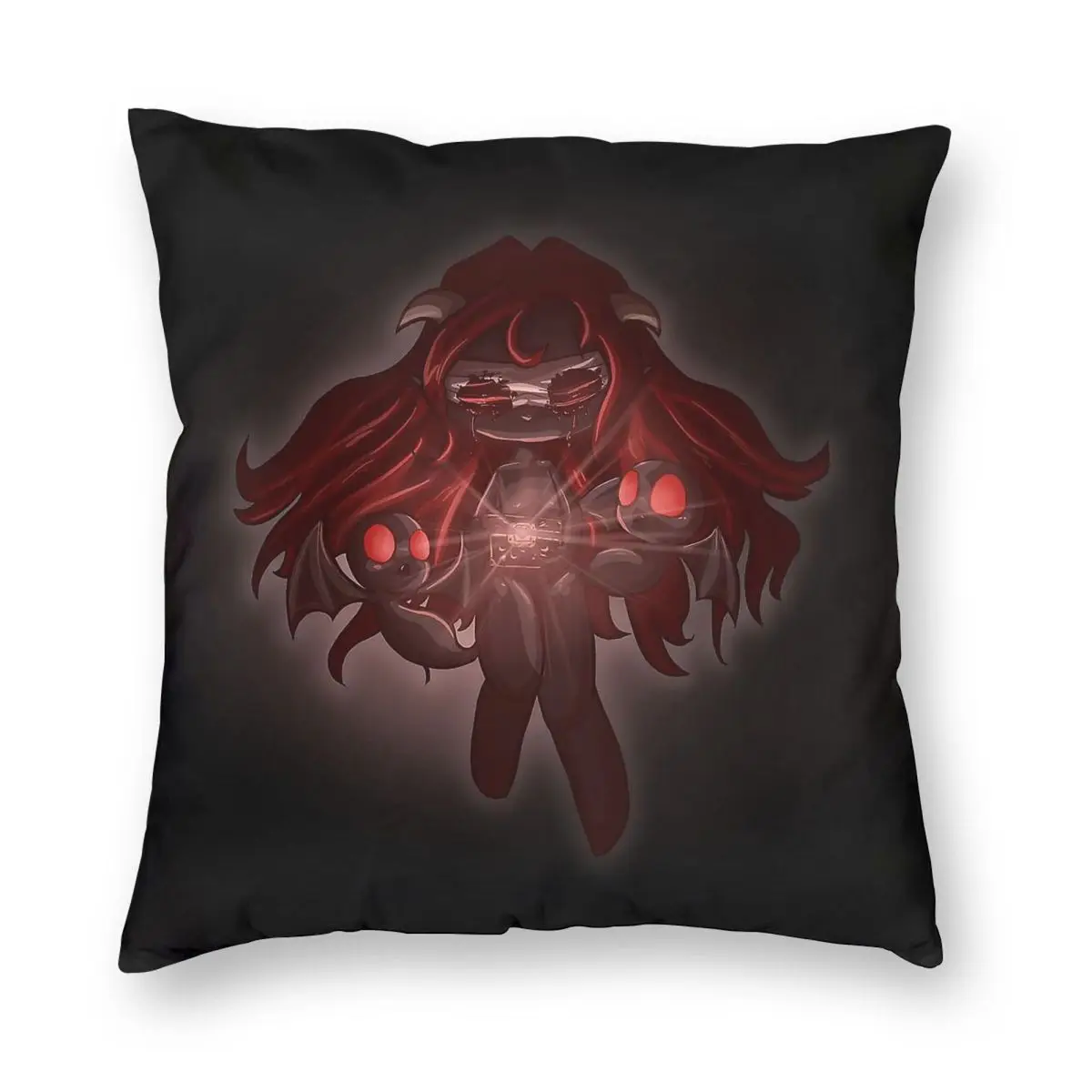 غطاء وسادة مربع من إسحاق ولادة جديدة ليليث من البوليستر والكتان المخملي المطبوع بسحاب ديكور غطاء وسادة السرير #3