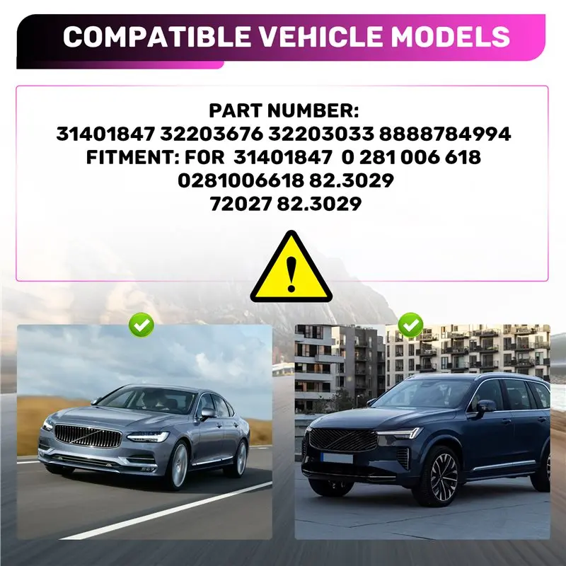 ABQB-PM Sensor For Volvo XC90 2014-Particulate Matter Sensor Part Numbers 31401847 32203676 32203033 8888784994