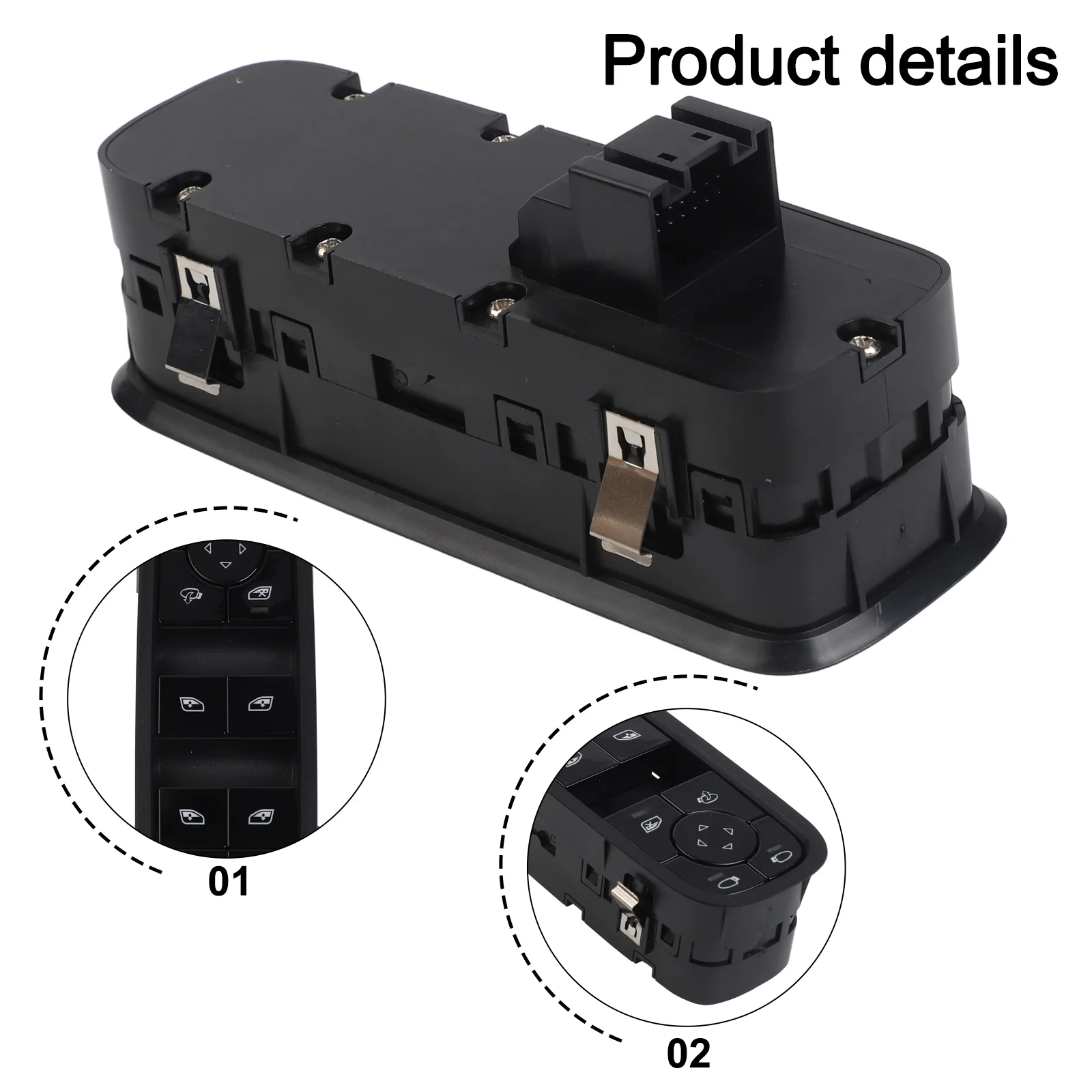 

Vehicle Repair Car Maintenance Window Control Switch Power Window Switch Direct Replacement Made Of Quality Materials