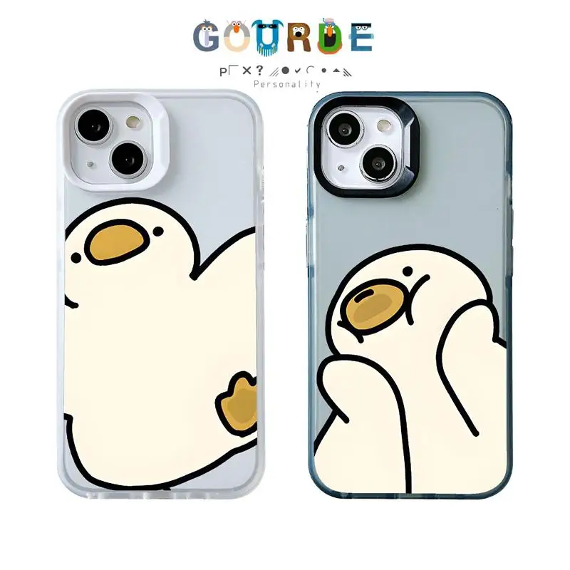 

Gourde Cute Duck Cartoon patterns Phone Case for Iphone 16 15 14 12 13 11 Pro Max IP 7 8 Plus Iphon X XS XR Xs Max