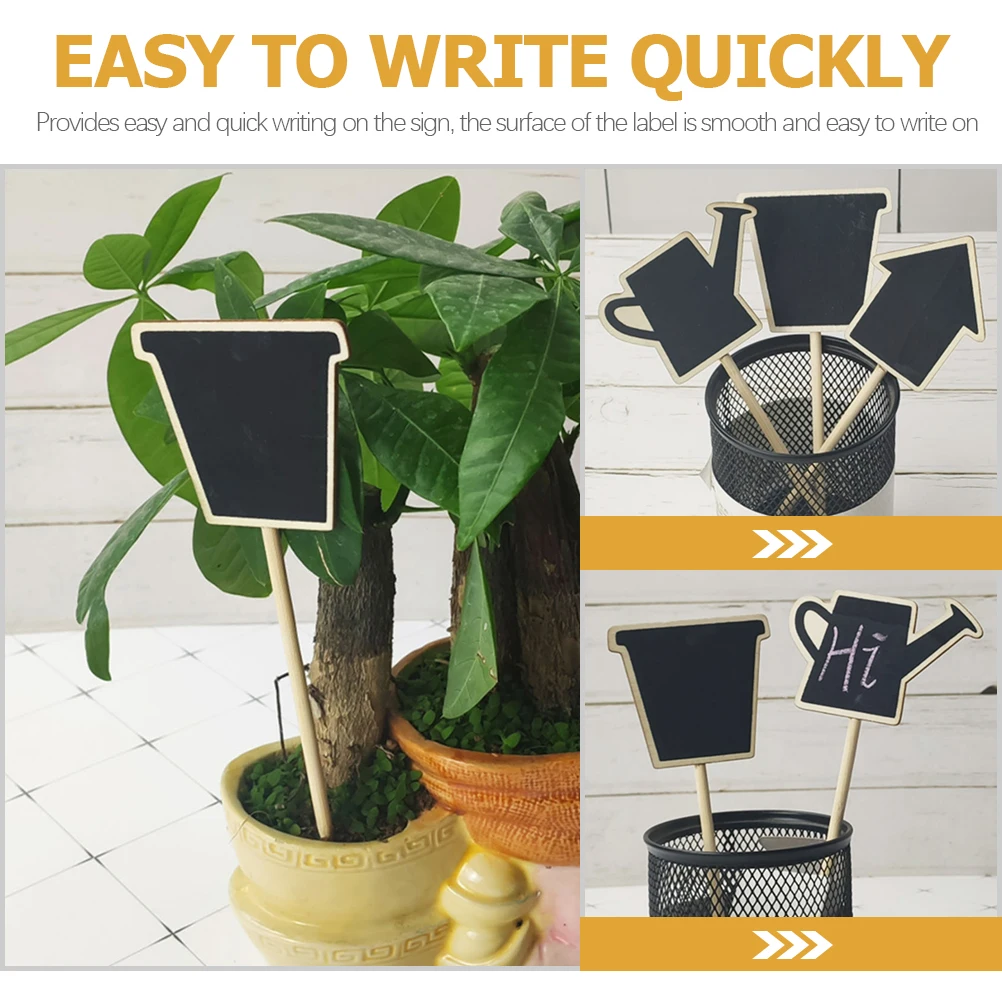 30 Pcs Message Card Small Chalk Boards to Write on Tabletop Chalkboard Wedding Decor Sign Round Decorative Chalkboards Mini