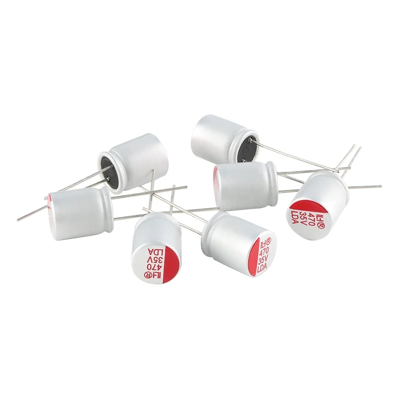 

10pcs Plug-in Solid Aluminum Electrolytic Capacitor 470uF ±20% 35V Plug-in, 10*12mm