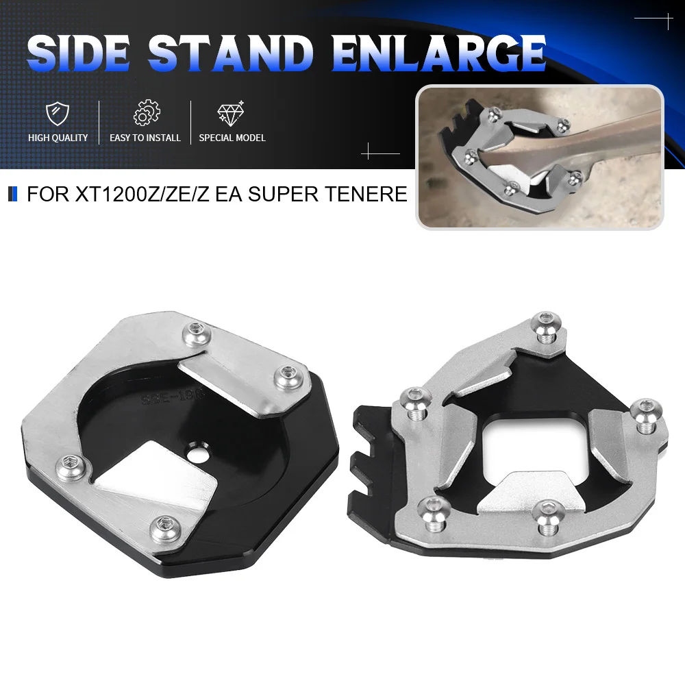 

For Yamaha XT1200Z/ZE/Z EA Super Tenere ABS Raid Edition Motorcycle Kickstand Side Stand Extension Pad Support Plate Enlarge