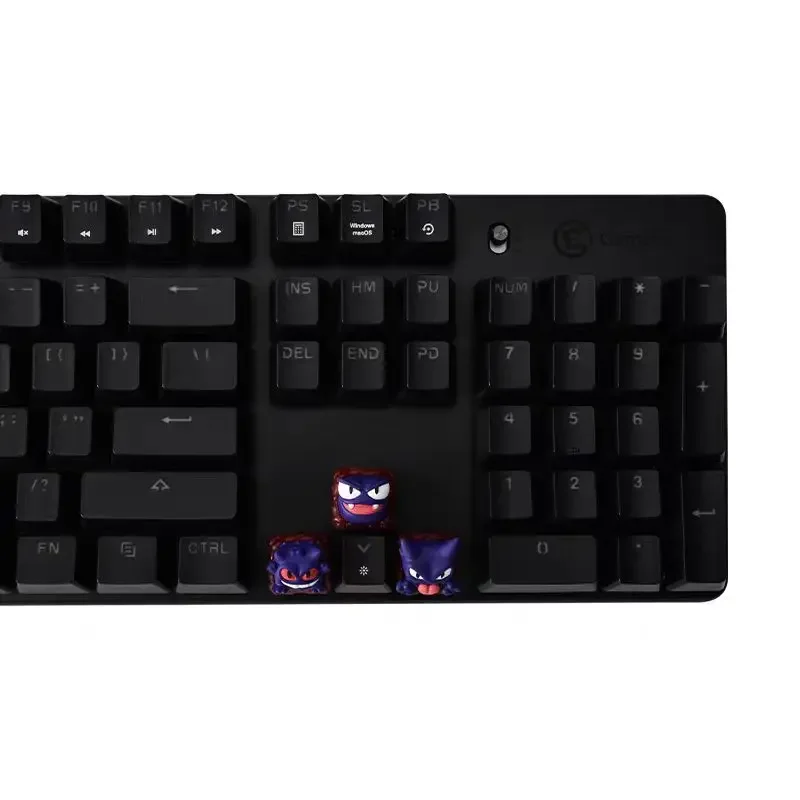 PTCG Pokemon Keycap Mechanical Keyboard Resin Euphotic Stereoscopic Keycap Haunter Gengar Gastly Keycap Wave 26