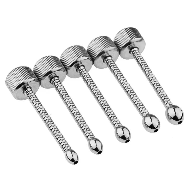 Dilatador do galo do aço inoxidável para estimulação uretral masculina, tubo do pénis, bloqueio uretral, expansão do olho do cavalo, pau de metal, flertando