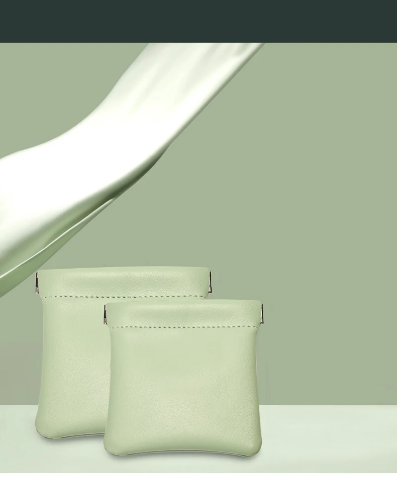 Oirlv 5 Stück Tragbare PU-Leder Schmuckbeutel mit Verschluss Aufbewahrungstasche für Ringe, Ohrringe, Halsketten Mehrfarbige Mini-Organizer – Detail 7