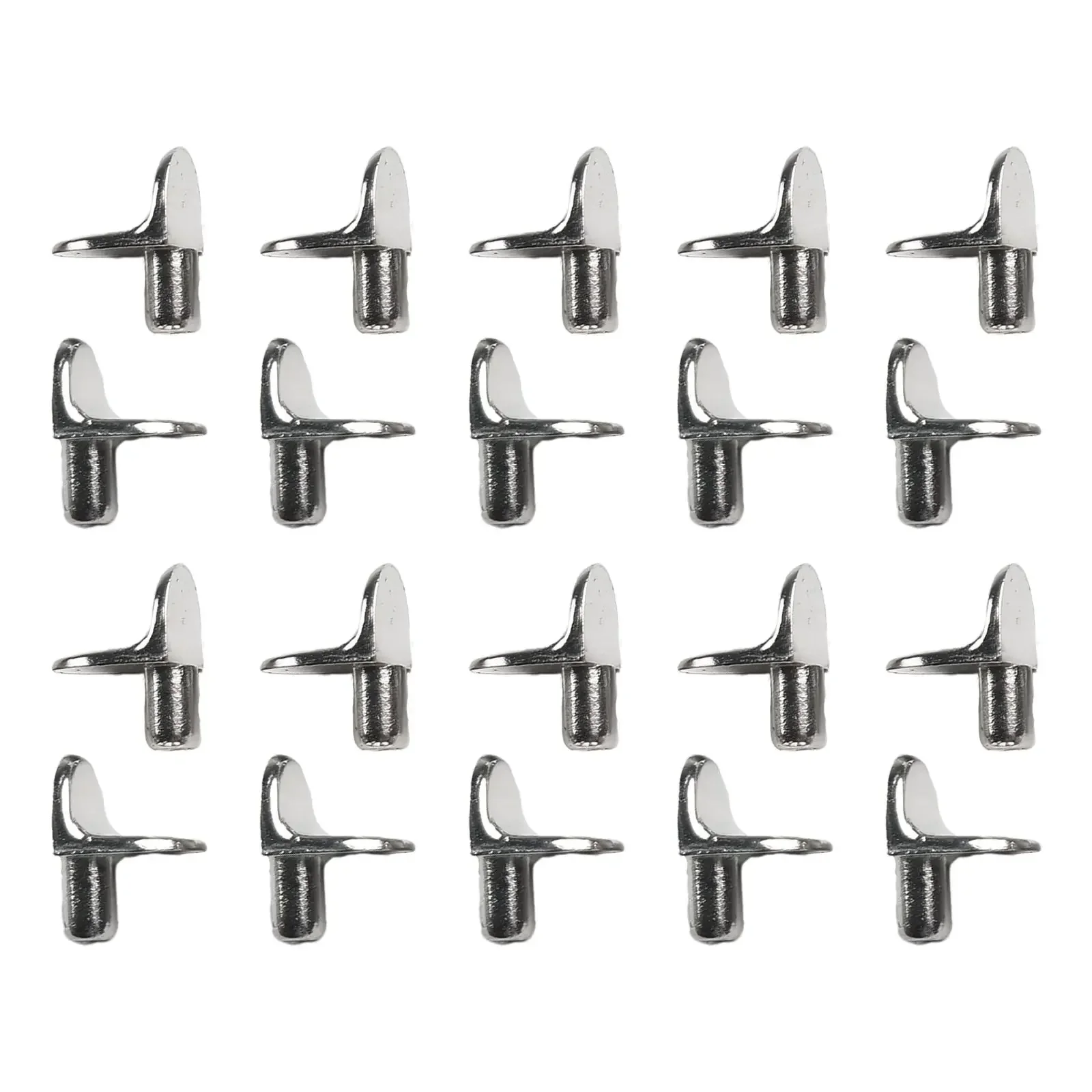 Optimize Storage And Keep Your Home Tidy With Rust Resistant Shelf Pins Smooth Silver Cabinet Plugs 20PCS L Shaped Studs