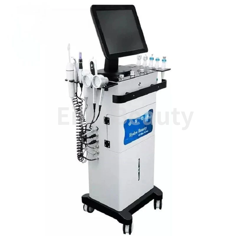 14 In 1 Oxygen Facial Machine Hydra Diamond Microdermabrasion Hydradermabrasion Hydro Machine Professional Deep Cleansing