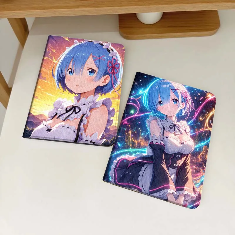 

R-Re Z-ZEROS Girl Cute Tablet Case For Samsung Galaxy Tab S6 S8 S9 S10 Lite FE 10.4 11 Inch 2022 2024