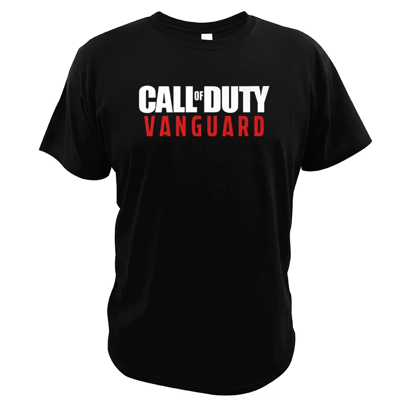 Call of Duty Vanguard T Shirt 2021 New First-Person Shooter Video Game Essential Tee Tops 100% Cotton EU Size Casual Camiseta