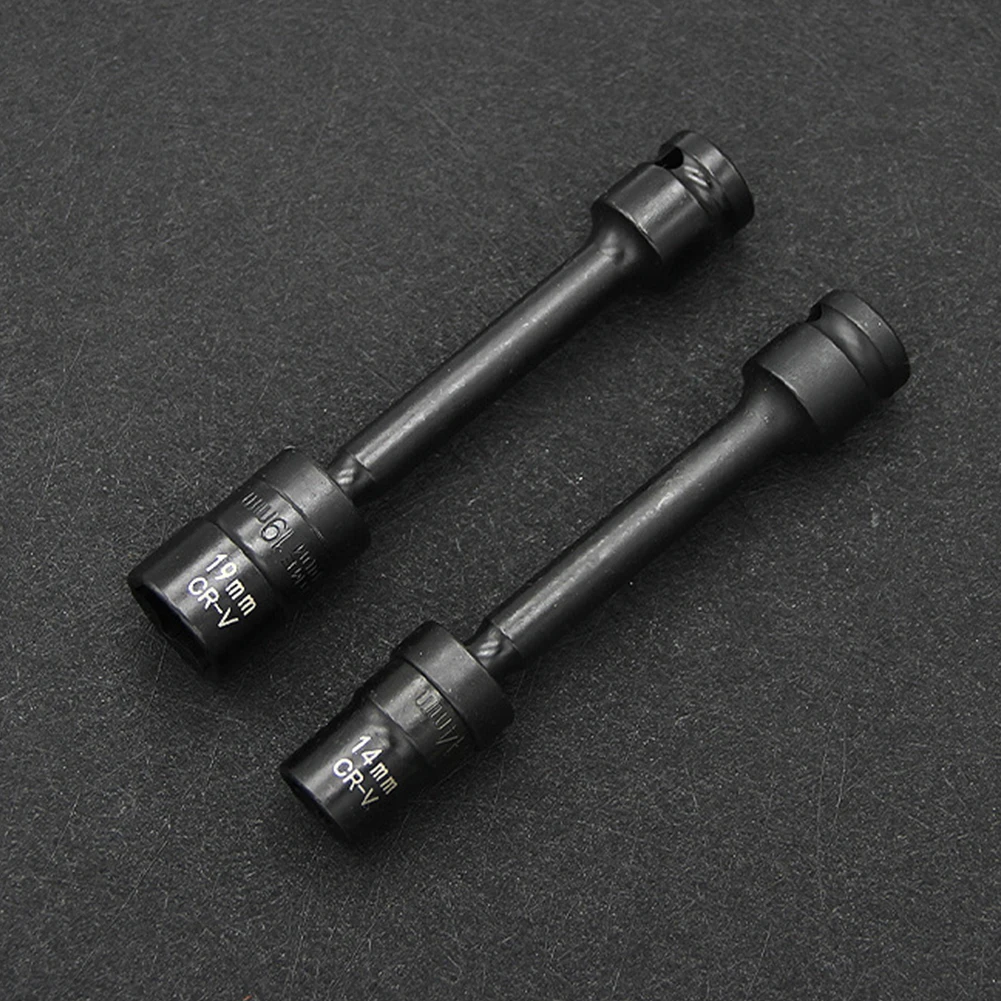 

7 Piece 1/2-Inch Drive Impact Driver Extension Bar Set 12mm/13mm/14mm/16mm/17mm/18mm/19mm Universal Socket Extension Bar