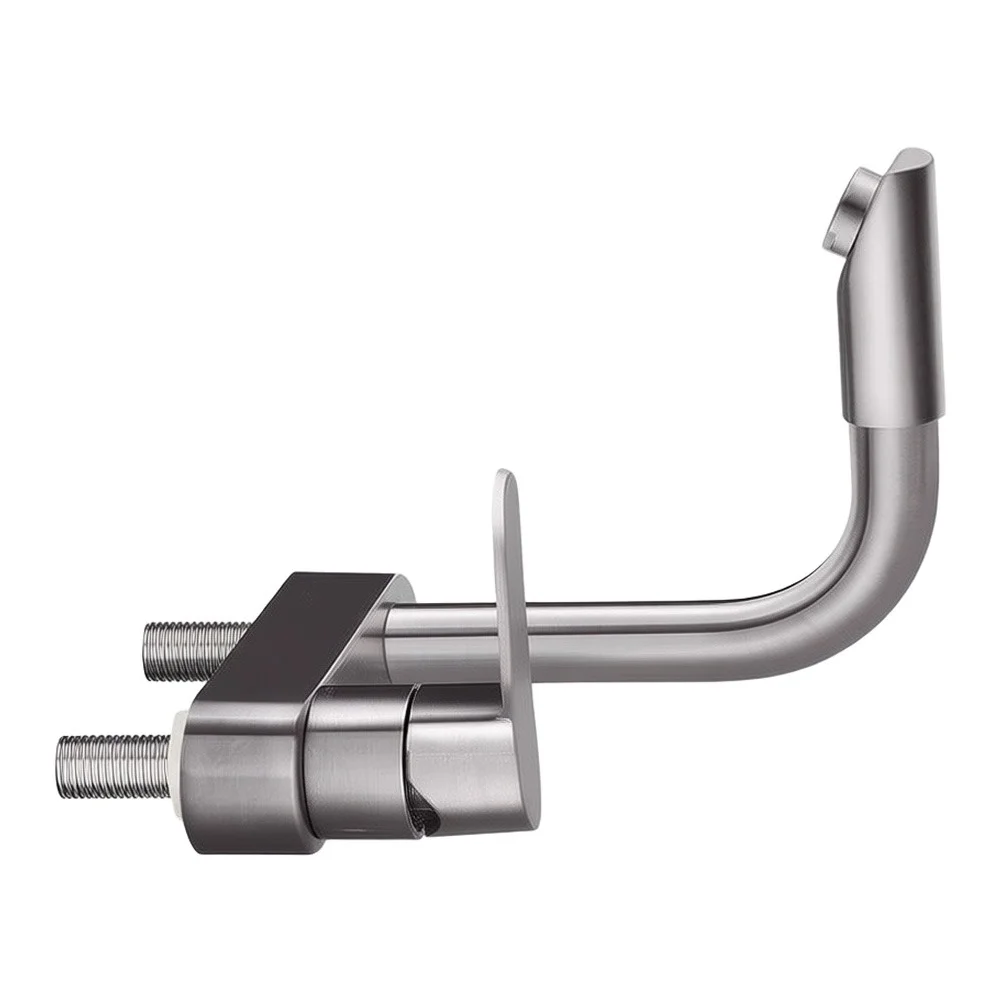 Rotatable Mixer Tap for Basin Sinks Made of Stainless Steel with Hot Cold Water Integration and Lever Operation