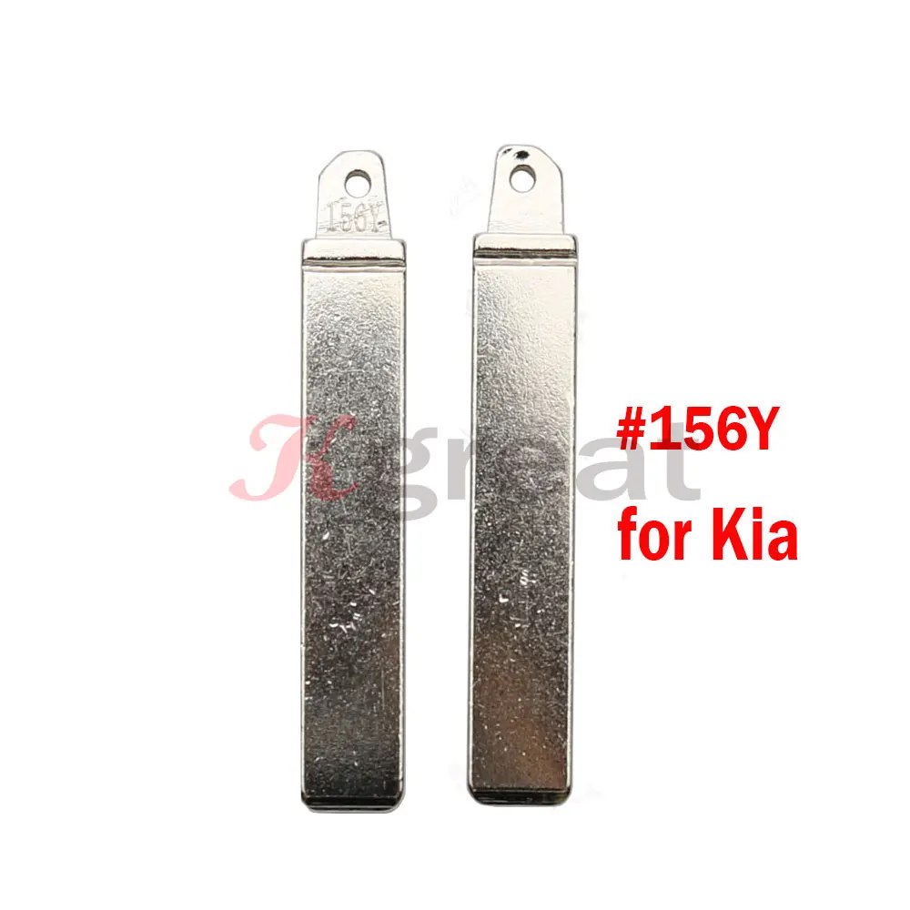 

10PC Original 156# Car Key Blank Flip Blank for Kia K5 SY5JFRGE04 Replace Flip Remote Blade Locksmith Tool Key Blade Replacement