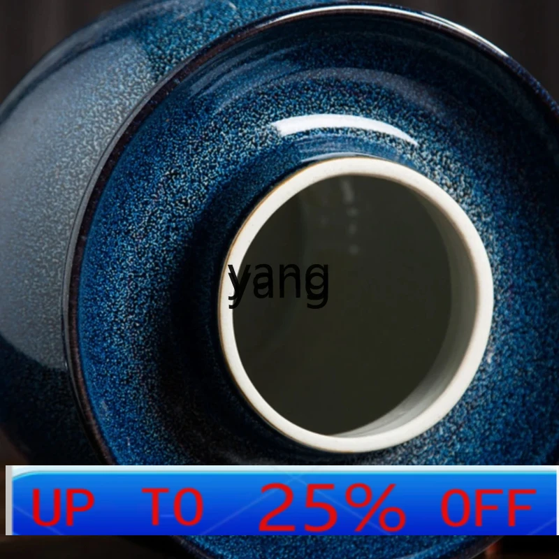 

CX Jingdezhen Old Pickles Earthen Jar Ceramic with Inner Cover Household Seal Earthenware Pickle Jar