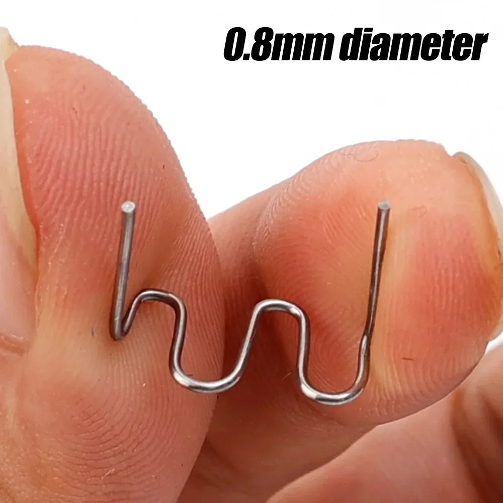 0,8 mm Heißklammer-Heftklammern für Kunststoffschweißgeräte, Karosserie-Reparatur, Standard-Vorgeschnittene Heftklammern, Stoßstangen-Reparatur – Detail 11