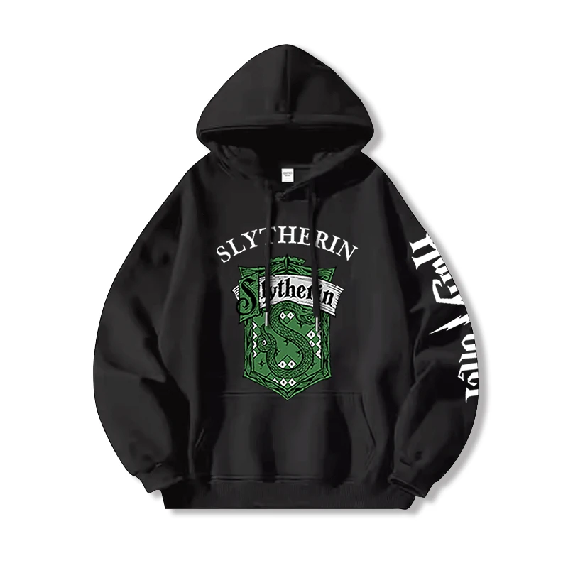 

Hot Selling New Harry Potter Hooded Sweatshirt for Men in Autumn and Winter, Slytherin Gryffindor College Clothes Jacket