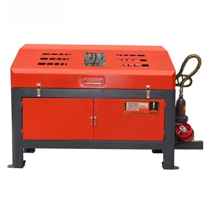 CNC Rebar And Wire Rod Straightening Cutting Machine New Condition Wire Straightener With Motor For Bar Use