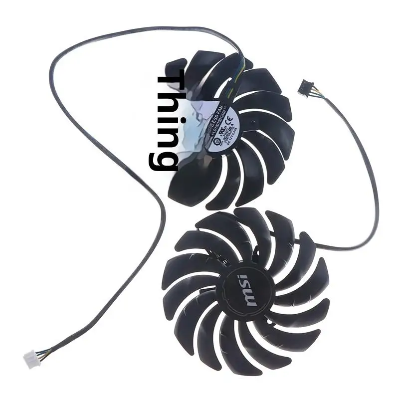 2Pcs 95MM GPU Cooling Fan for MSI RTX 3070 3060 3060Ti VENTUS 2X OC PLD10010S12HH Video Card Replacement Fan