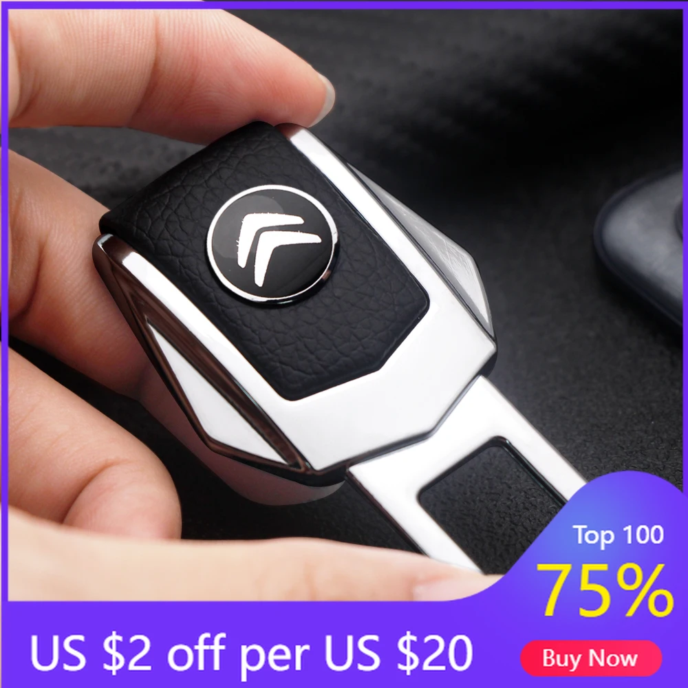 

Новинка 2026: Декоративная накладка на ремень безопасности автомобиля, удлинитель-зажим для ремня безопасности для Citroën C5X, C6, DS, C3-XR, C4L, C4, C1, C