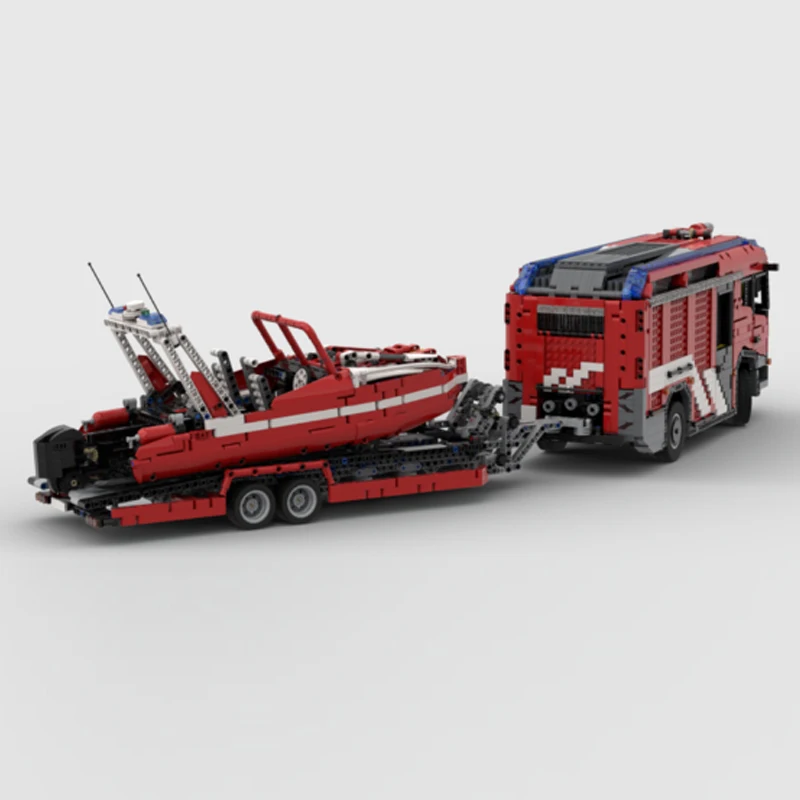 

4546parts Rosenbauer RT Руководство MOC-141463 Автомобильные кирпичи Высокотехнологичные игрушечные транспортные средства Модель Строительные блоки для взрослых Игрушки для мальчика Подарок