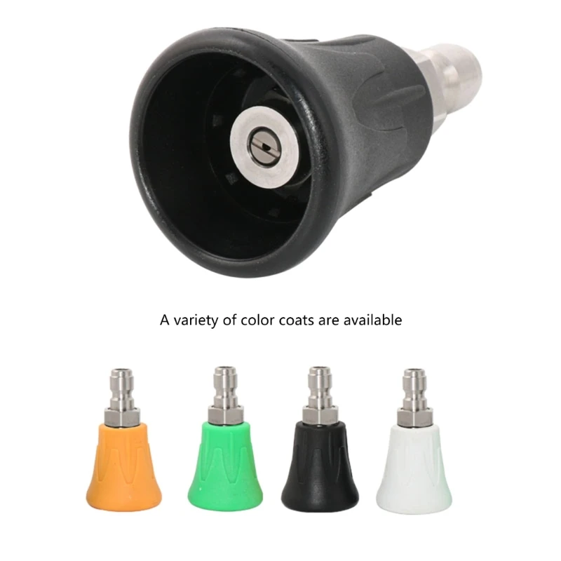 2024 New High Pressure Washer tips Nozzle Splash Sheath Nozzles for Home and Commercial Use Universal 1/4Inch Quick