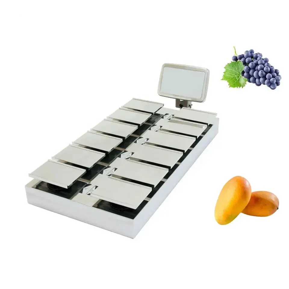 Grape mango Weighing Scale 12/14/18 Head Manual Combination Weigher for Fruits Vegetable