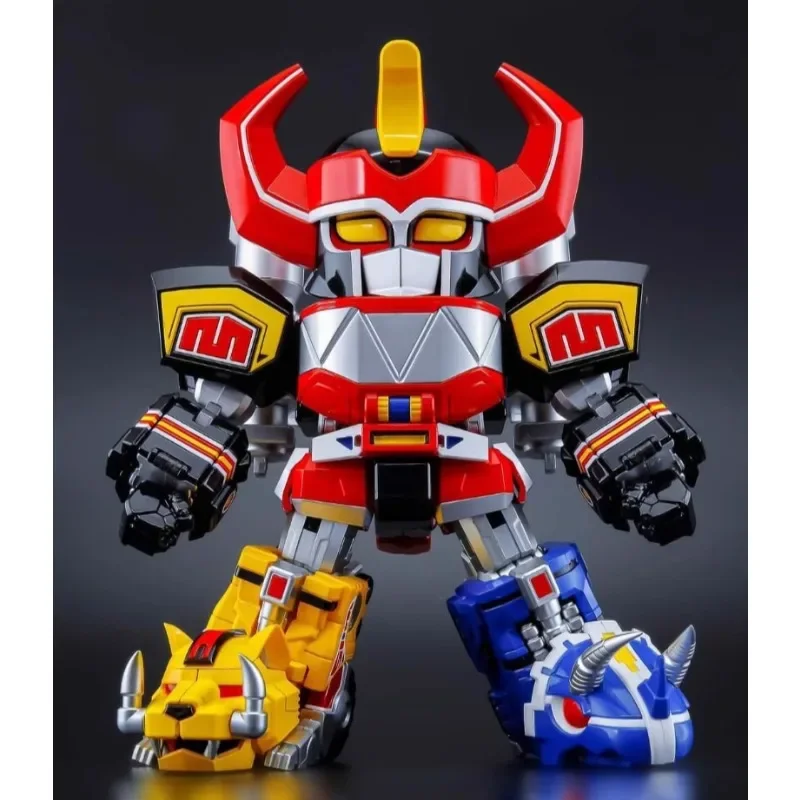 Action Toys Original Genuine Mighty Deformed Kyouryuu Sentai Zyuranger Daizyujin Q Version Collections Model Toys Action Figures