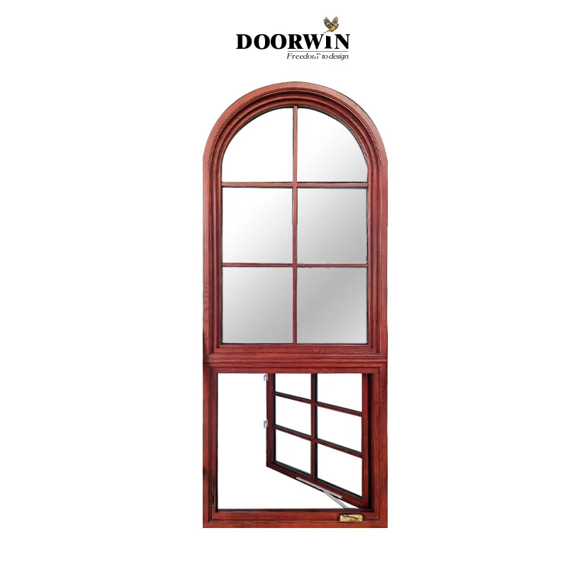 Australian Standard Hurricane Impact Wood Casement Double Glaze Outswing Windows