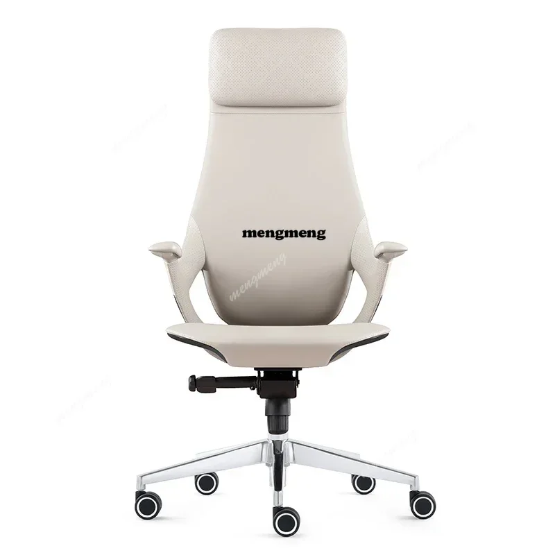 

Leather Nordic Office Chairs Modern Luxury Design Comfort Boss Office Chairs Work Study Salon Furniture Chaise De Bureaux