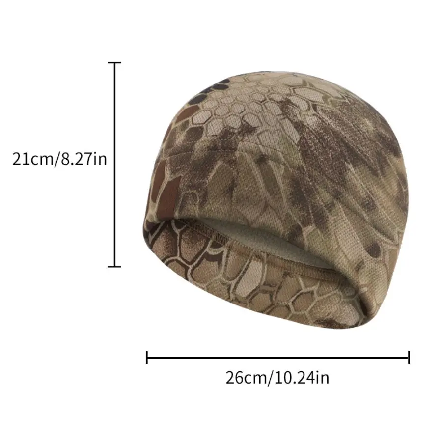 Men Women Winter Outdoor Fleece Watch Cap Windproof Hiking Caps Army Military Tactical Beanie Hat Winter Skull Cap Hunting Cap