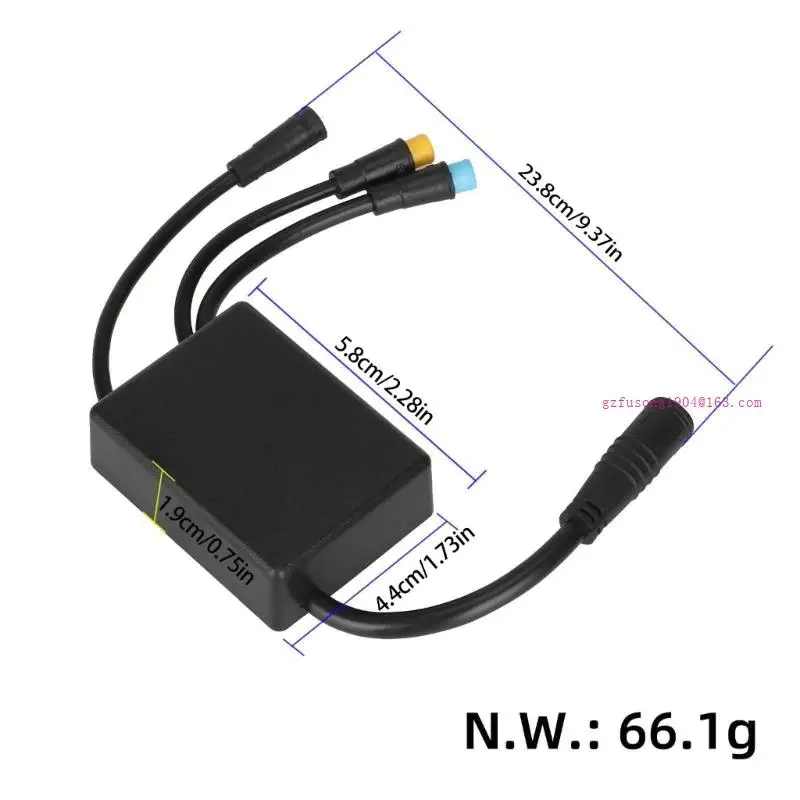 الدراجات البخارية الكهربائية LED LED لوحة 12V دليل التثبيت بسرعة ماء لـ Kukirin G3Pro Scooters D5QD #6