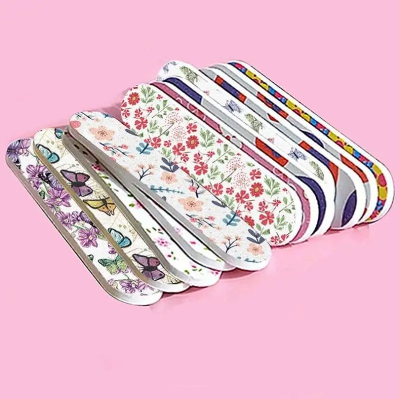 Nail File Set 20Pcs Double Sided Disposable Cute Bulk Emery Mini Files Fashion Home Salon Use Professional Manicure Tools Kit