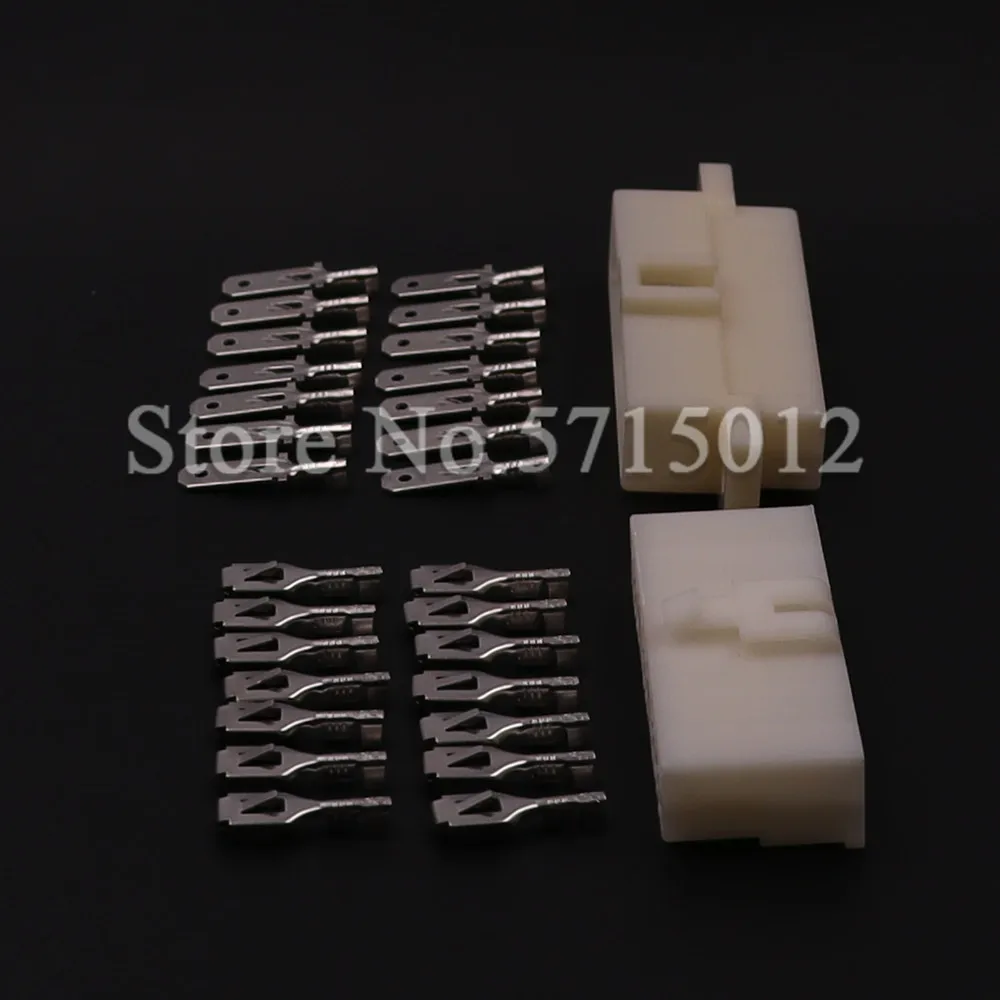 14 Hole Automobile Large Current Cable Plug Car High Power Wire Socket Car Male Female Unsealed Adapter
